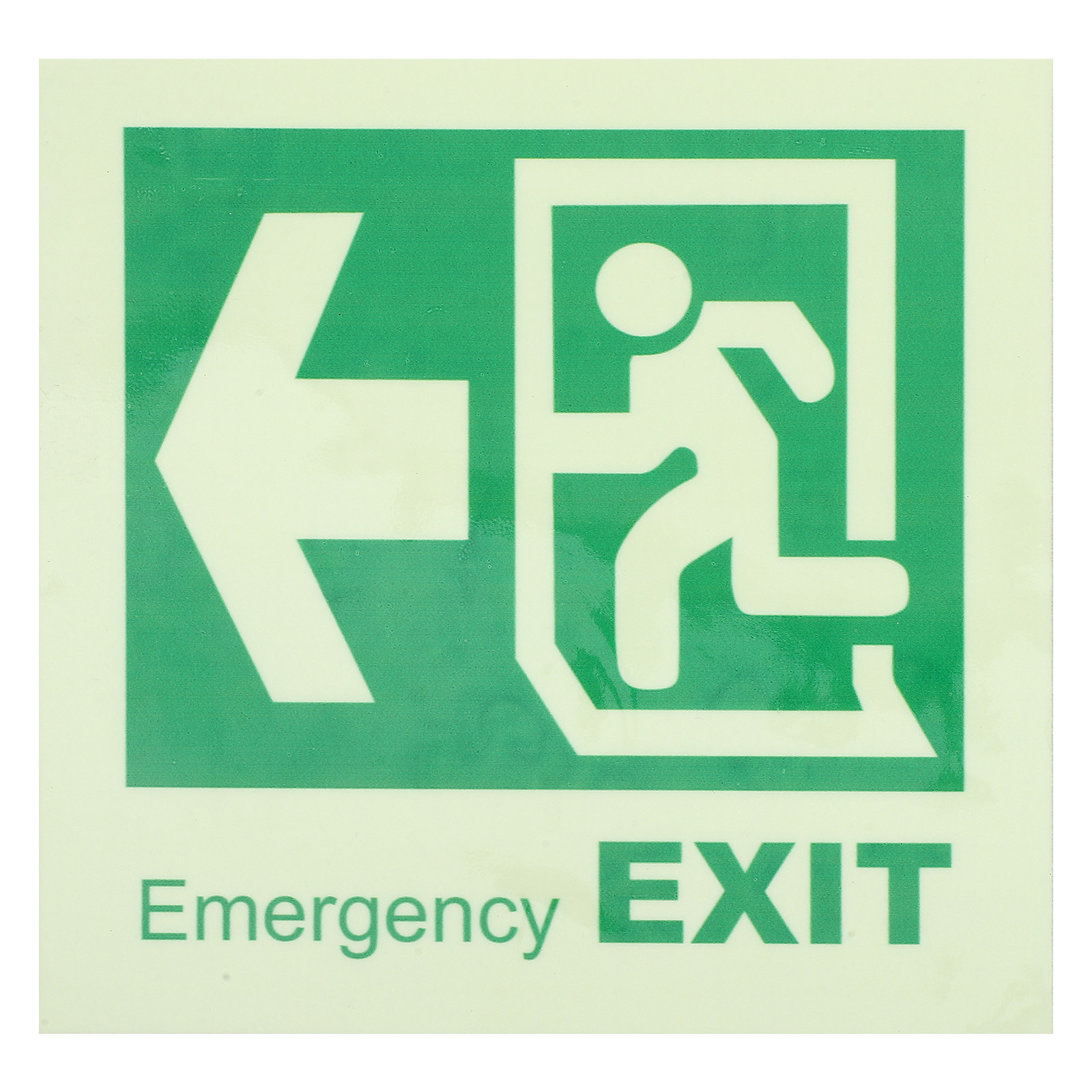 Emergency Exit Sign - لافتة خروج طوارئ مضيئة ذاتية اللصق