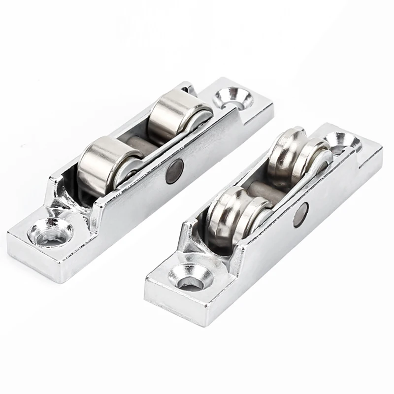 Window Lock Bar - 4 قطع بكرة نافذة دفع-سحب من