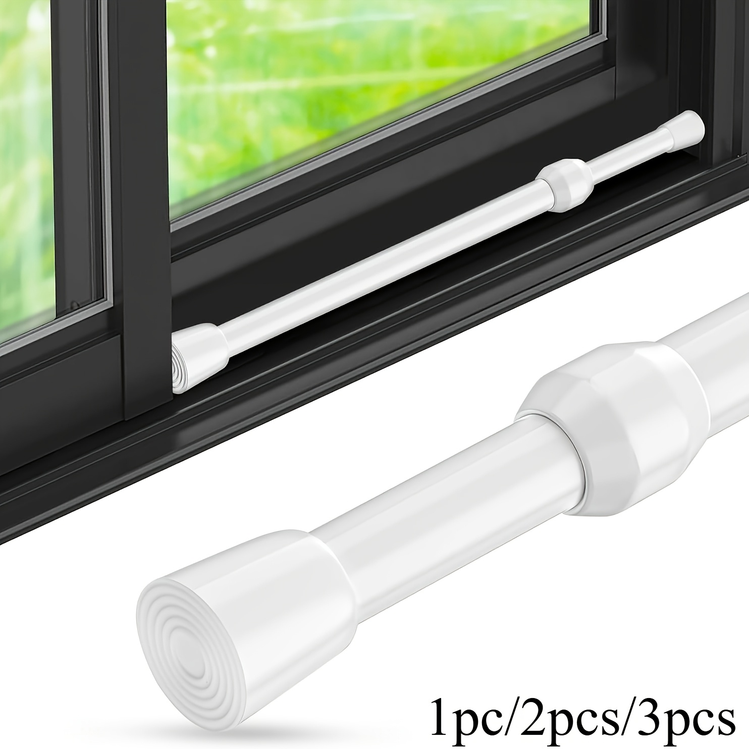 Window Lock Bar - قضيب أمان قابل للتعديل من المعدن