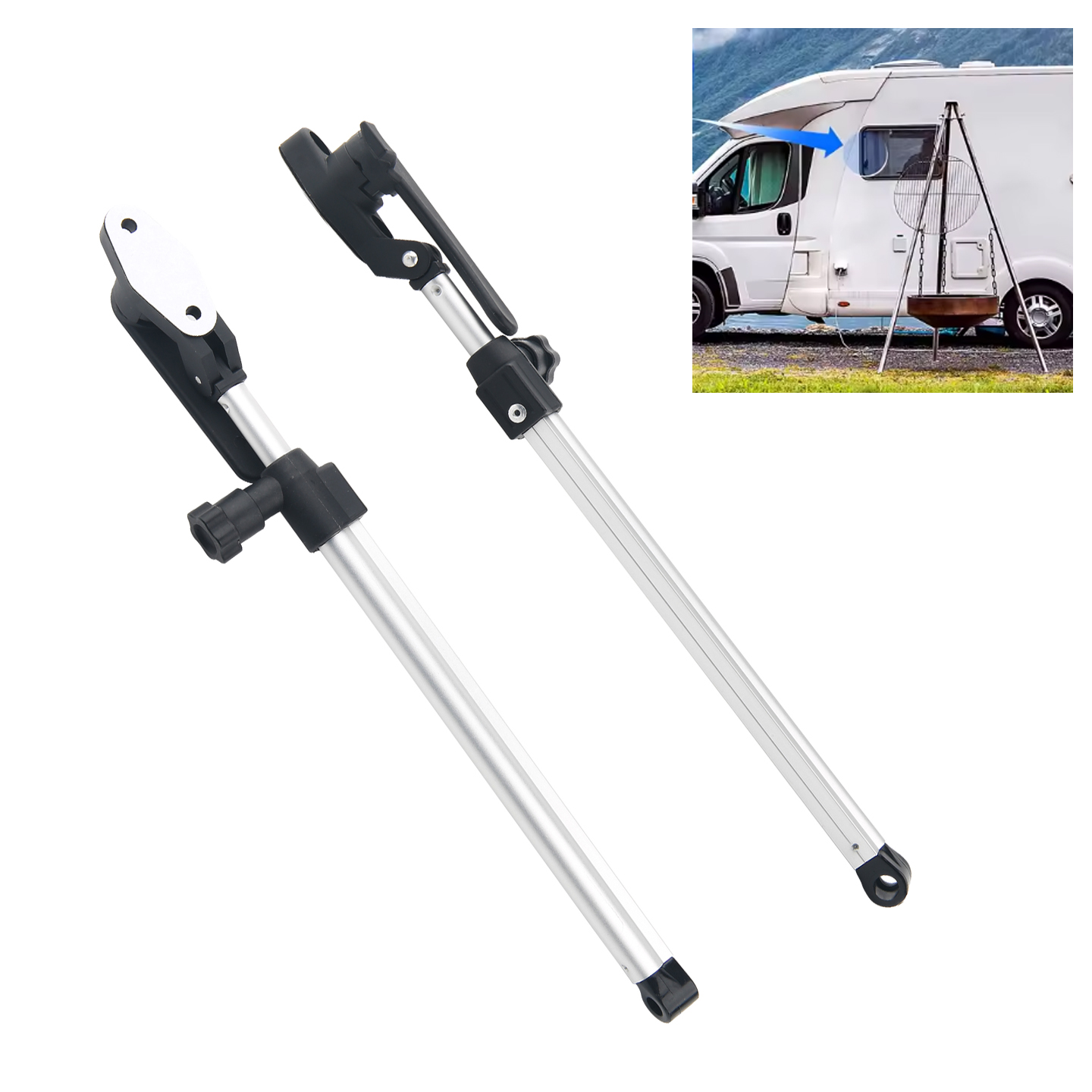 2 قطع RV نافذة دعم قضيب دائم ا - مراجعة Window Lock Bar وسعره