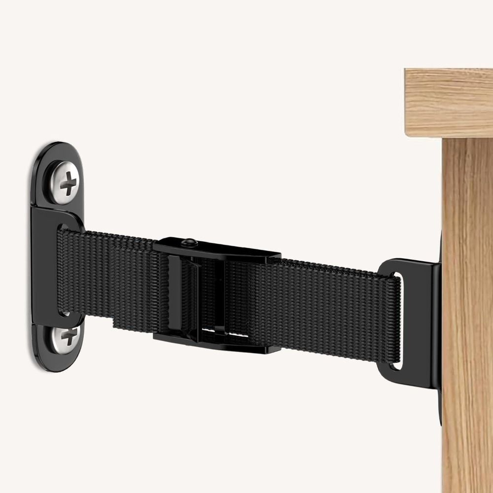 مثبتات أثاث مقاومة للزلازل سهل - مراجعة Earthquake Anchor Strap وسعره