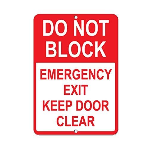 لافتة معدنية من فينسينيسي، لاف - مراجعة Emergency Exit Sign وسعره